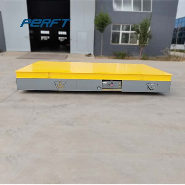 industrial motorized rail cart for concrete factory 200 ton